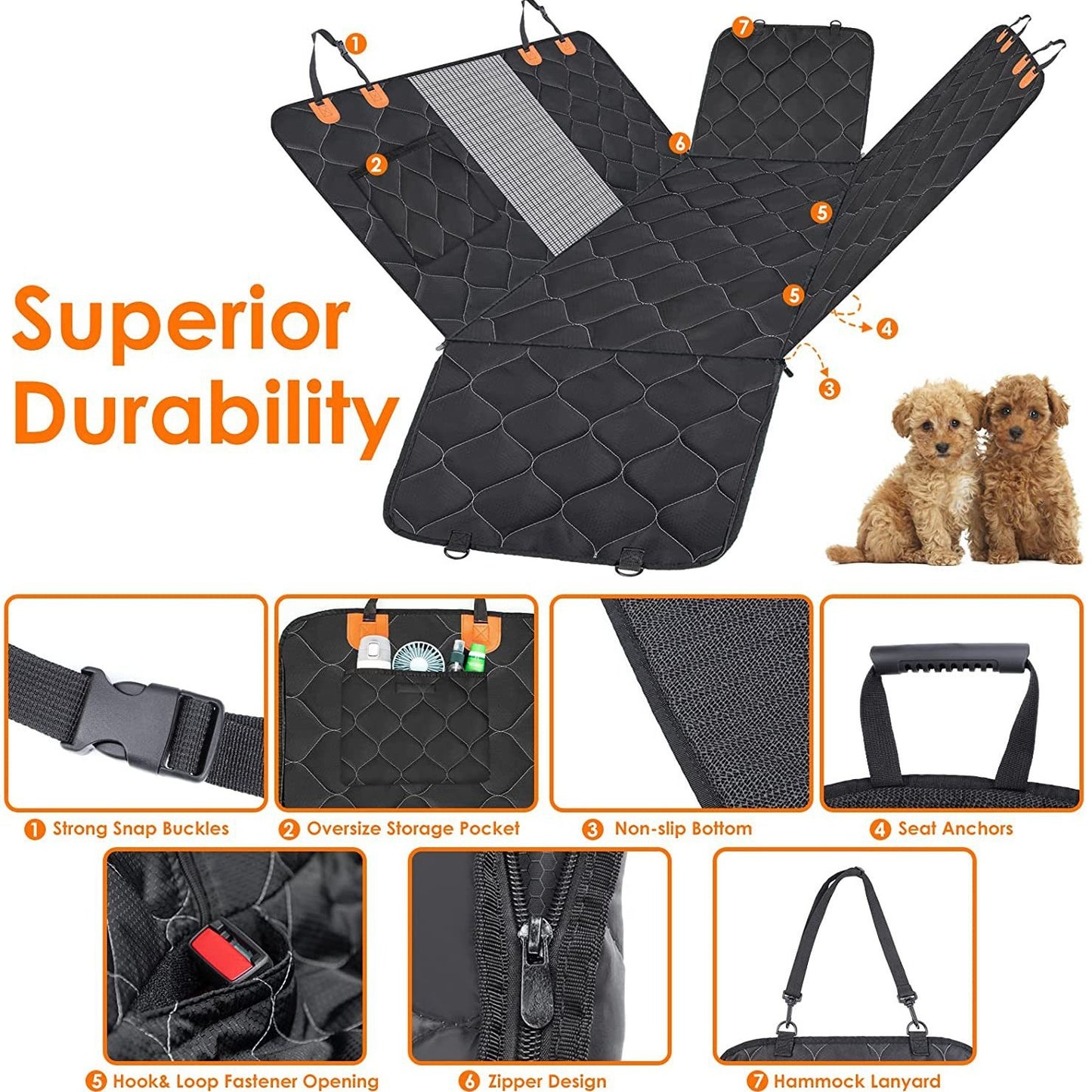 General Motors Car Pet Pad Waterproof Car Seat Cover Pet Car Pad Dog Special Car Artifact