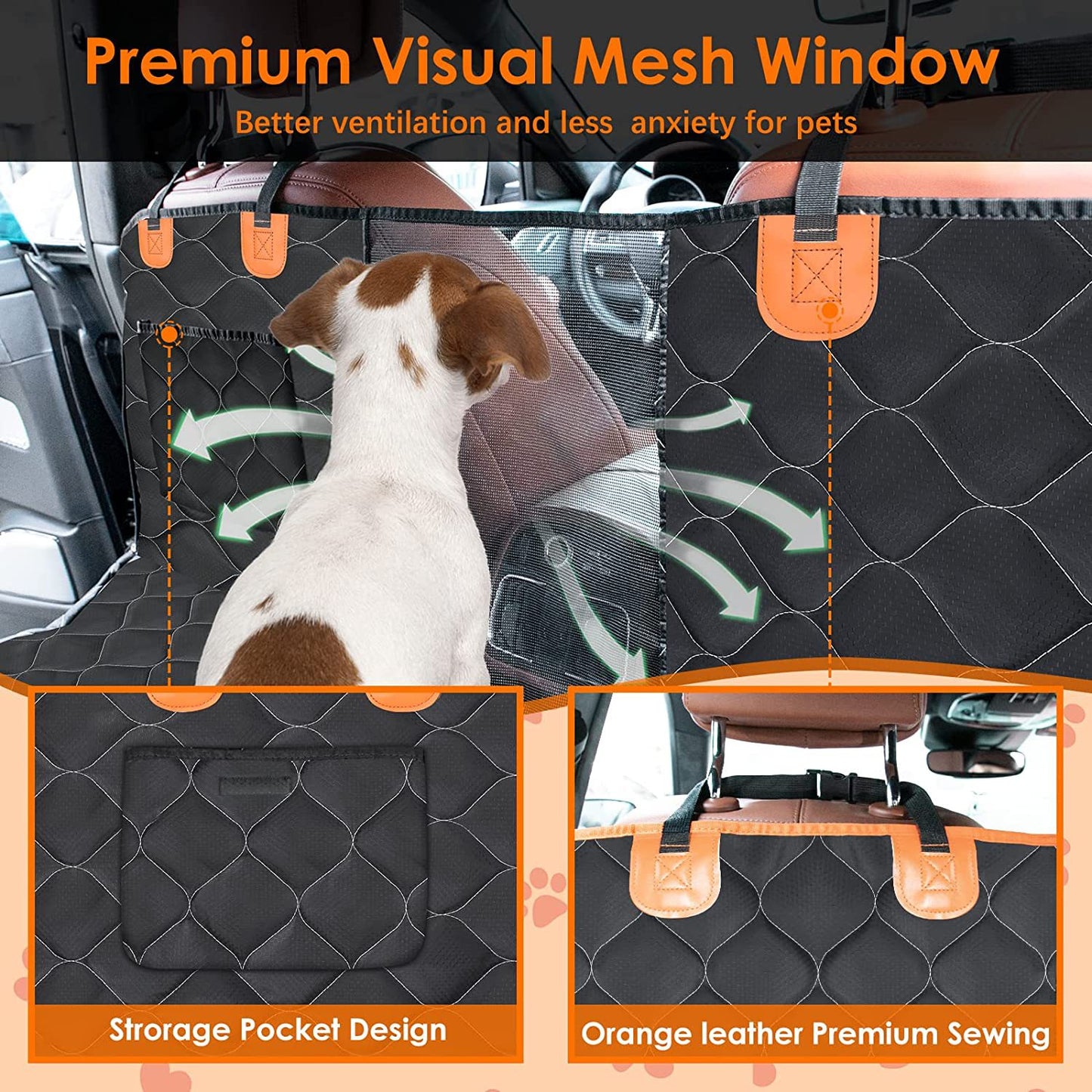 General Motors Car Pet Pad Waterproof Car Seat Cover Pet Car Pad Dog Special Car Artifact