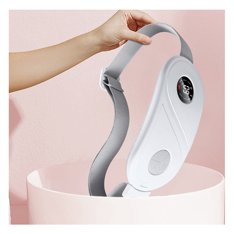 Smart Mini Menstrual Heating Abdomen Massager Period Pain Relief Device Belt for Women Health Care Physiological Period Cramp